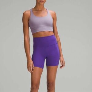 Lululemon Longline Energy Bra Size 2 Purple